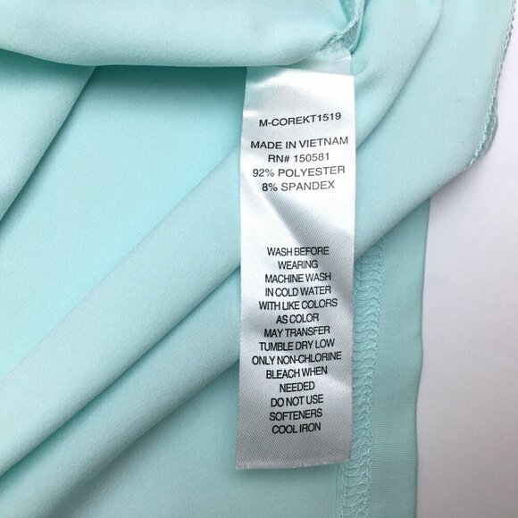 NEW Flag & Anthem Men's Light Blue Madeflex Golf Polo Shirt Lightweight Medium - Picture 7 of 8